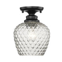 Golden Lighting Adeline 1088-SF 1 Light Semi-flush