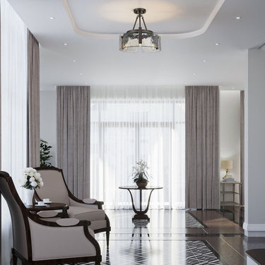 Golden Lighting Aenon 3164-3SF 3 Light Semi-flush 1