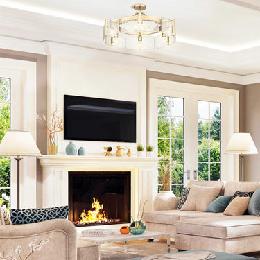 Golden Lighting Aenon 3164-6SF 6 Light Semi-flush 2