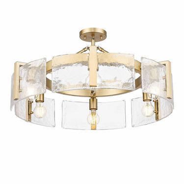 Golden Lighting Aenon 3164-6SF 6 Light Semi-flush