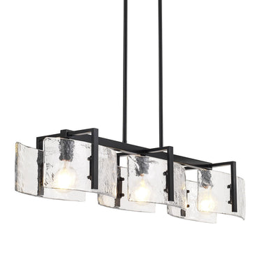 Golden Lighting Aenon 3164-LP 3 Light Linear Pendant 2