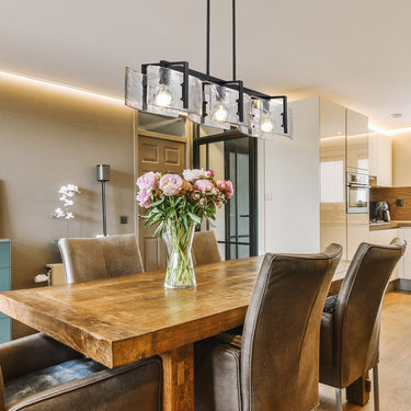 Golden Lighting Aenon 3164-LP 3 Light Linear Pendant 5