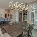 Golden Lighting Alcott 0890-LP 8 Light Linear Pendant 3