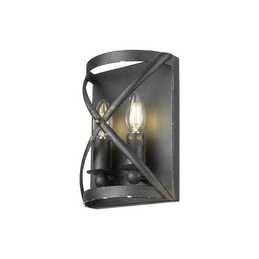Golden Lighting Alcott 0890-WSC 2 Light Wall Sconce
