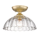 Golden Lighting Audra 6952-SF 1 Light Semi-flush
