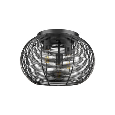 Golden Lighting Calypso 6802-FM 3 Light Flush Mount 1