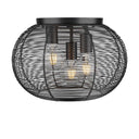Golden Lighting Calypso 6802-FM 3 Light Flush Mount