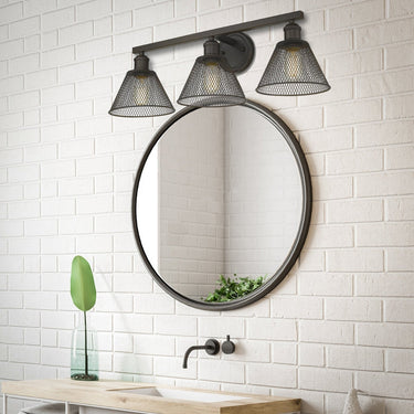 Golden Lighting Carver 0304-BA3 3 Light Vanity Light 1