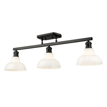 Golden Lighting Carver 0305-3SF 3 Light Semi-flush