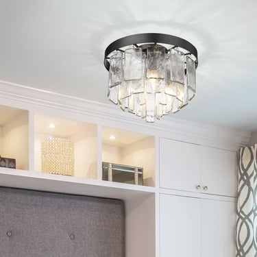 Golden Lighting Ciara 1768-FM 3 Light Flush Mount 1