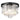 Golden Lighting Ciara 1768-FM 3 Light Flush Mount
