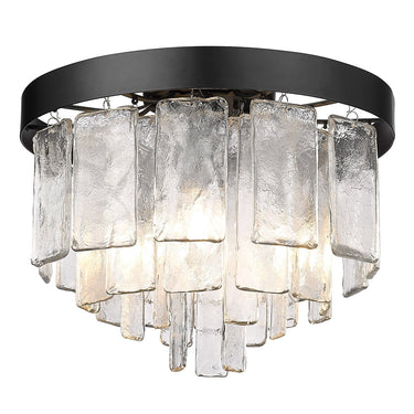Golden Lighting Ciara 1768-FM 3 Light Flush Mount