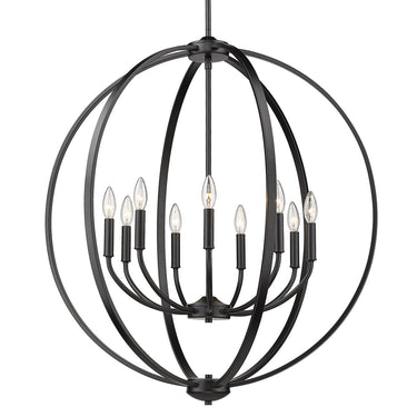 Golden Lighting Colson 3167-9 9 Light Chandelier