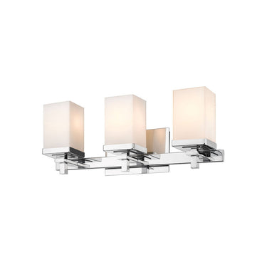 Golden Lighting DDDD-BA3 Maddox 3 Light Bath Vanity in Opal - Crescent Harbor