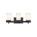Golden Lighting DDDD-BA3 Maddox 3 Light Bath Vanity in Opal - Crescent Harbor