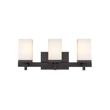 Golden Lighting DDDD-BA3 Maddox 3 Light Bath Vanity in Opal - Crescent Harbor