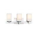 Golden Lighting DDDD-BA3 Maddox 3 Light Bath Vanity in Opal - Crescent Harbor