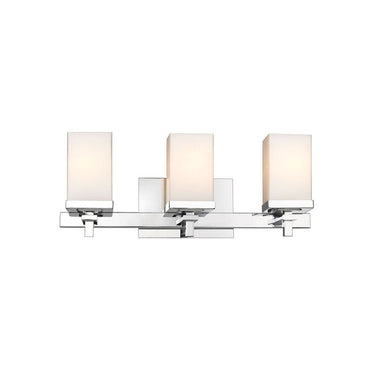 Golden Lighting DDDD-BA3 Maddox 3 Light Bath Vanity in Opal - Crescent Harbor