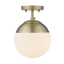 Golden Lighting Dixon 3218-SF 1 Light Semi-flush