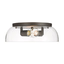 Golden Lighting Duncan 3602-14 2 Light Flush Mount 9