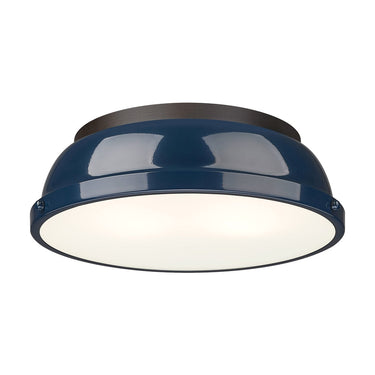 Golden Lighting Duncan 3602-14 2 Light Flush Mount 10