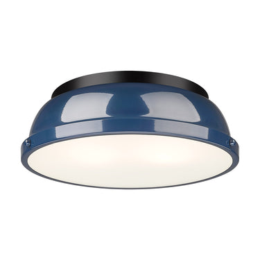 Golden Lighting Duncan 3602-14 2 Light Flush Mount 3