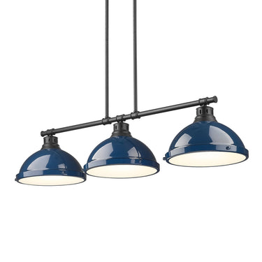 Golden Lighting Duncan 3602-3LP 3 Light Linear Pendant 5