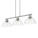 Golden Lighting Duncan 3602-3LP 3 Light Linear Pendant 12