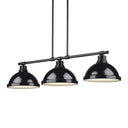 Golden Lighting Duncan 3602-3LP 3 Light Linear Pendant 2