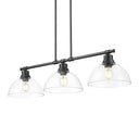 Golden Lighting Duncan 3602-3LP 3 Light Linear Pendant 4