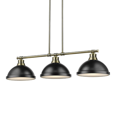 Golden Lighting Duncan 3602-3LP 3 Light Linear Pendant