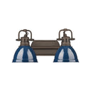 Golden Lighting Duncan 3602-BA2 2 Light Vanity Light 25