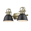 Golden Lighting Duncan 3602-BA2 2 Light Vanity Light