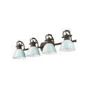 Golden Lighting Duncan 3602-BA4 4 Light Vanity Light 45