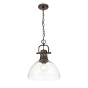Golden Lighting Duncan 3602-L 1 Light Pendant 30