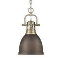 Golden Lighting Duncan 3602-S 1 Light Pendant 1