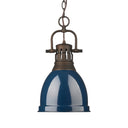 Golden Lighting Duncan 3602-S 1 Light Pendant 24