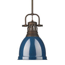 Golden Lighting Duncan 3604-S 1 Light Pendant 7