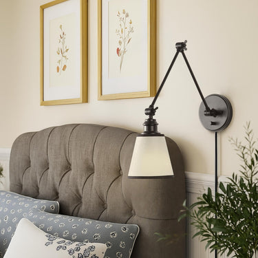 Golden Lighting Equinox 2351-A1W 1 Light Articulating Wall Sconce 4