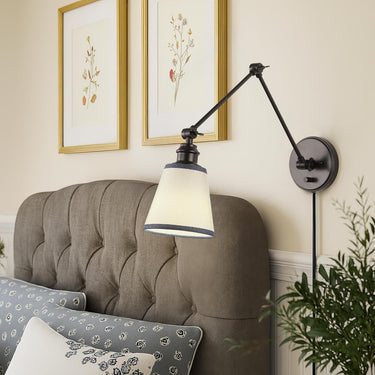 Golden Lighting Equinox 2351-A1W 1 Light Articulating Wall Sconce 5