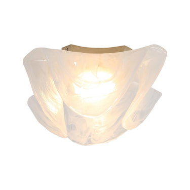 Golden Lighting Glacier 9608-FM 1 Light LED Flush Mount