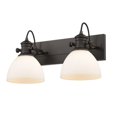 Golden Lighting Hines 3118-2SF 2 Light Semi-flush 3