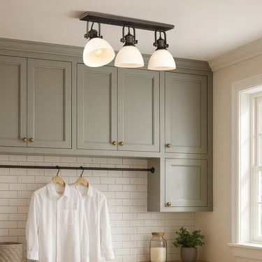 Golden Lighting Hines 3118-3SF 3 Light Semi-flush 1