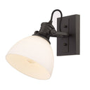 Golden Lighting Hines 3118-BA1 1 Light Wall Sconce 5