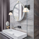 Golden Lighting Hines 3118-BA1 1 Light Wall Sconce 8
