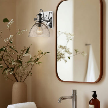Golden Lighting Hines 3118-BA1 1 Light Wall Sconce 10