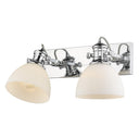 Golden Lighting Hines 3118-BA2 2 Light Vanity Light