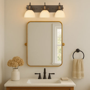 Golden Lighting Hines 3118-BA3 3 Light Vanity Light 7