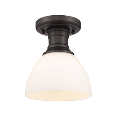 Golden Lighting Hines 3118-SF 1 Light Semi-flush 2