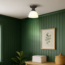 Golden Lighting Hines 3118-SF 1 Light Semi-flush 6